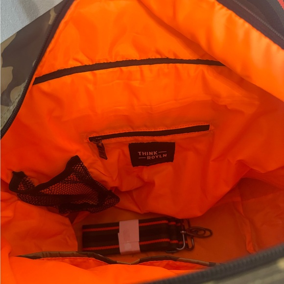 Think Royln Large Wingman Tote Bag in Olive Camo - Picture 2 of 6